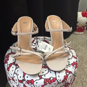 Zara Nude heels